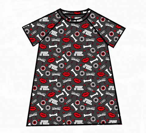 Creep It Real Raglan Dress