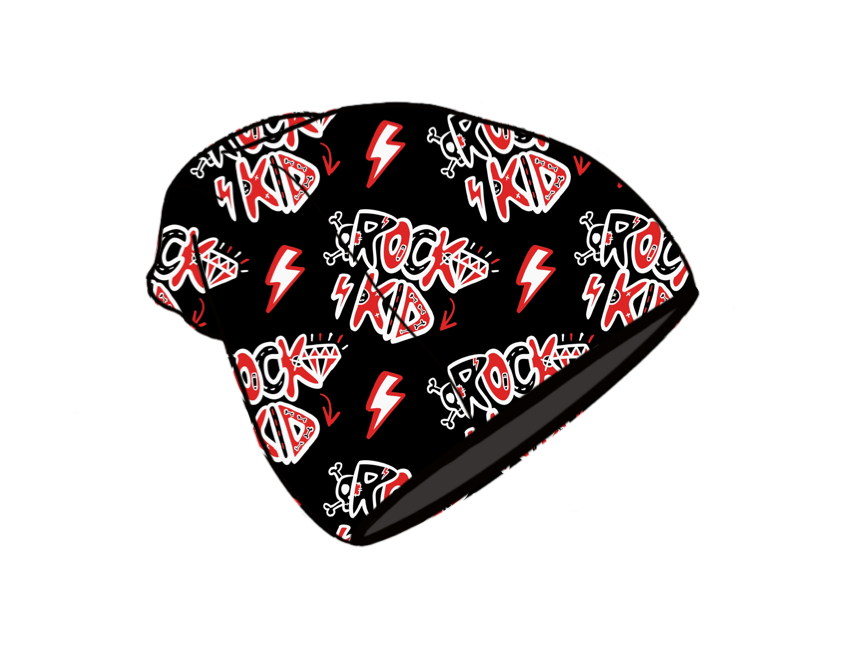 Rock Kid Slouch Beanie Hat