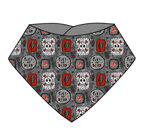 Punks Not Dead Dribble Bib