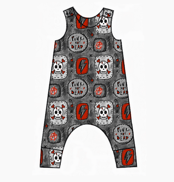 Punks Not Dead Harem Romper