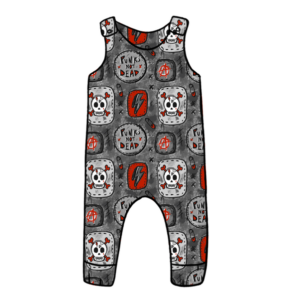 Punks Not Dead Romper