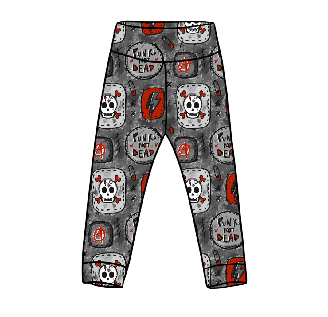 Punks Not Dead Leggings