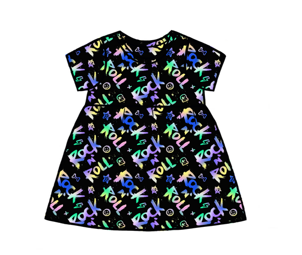 Rainbow Rock and Roll Dress