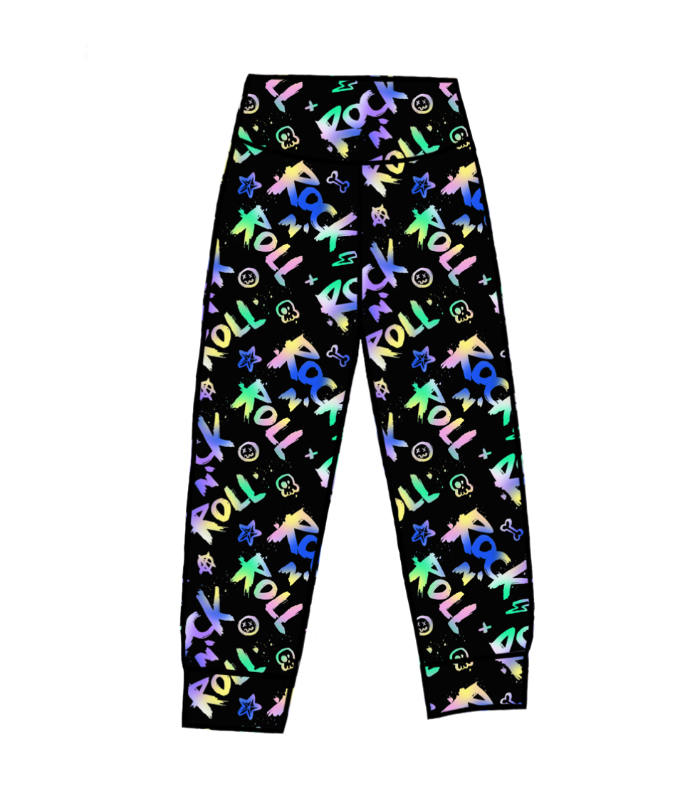 Rainbow Rock and Roll Joggers