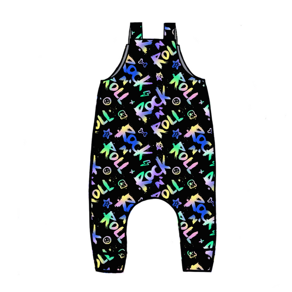Rainbow Rock and Roll Dungarees