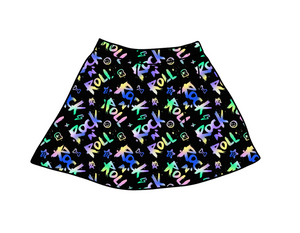 Rainbow Rock and Roll Skirt