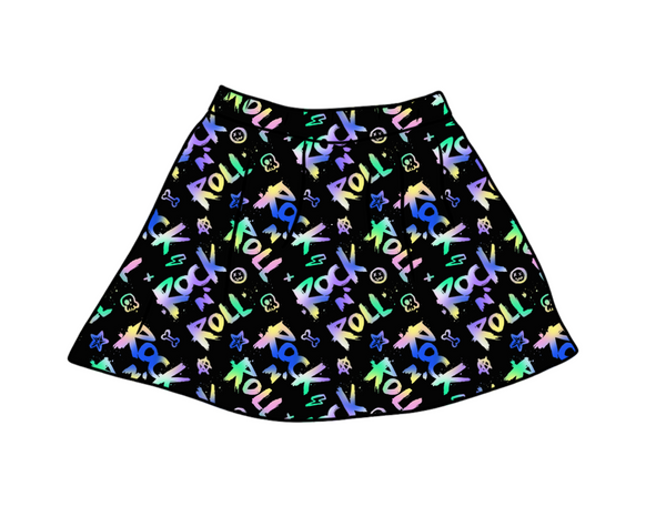 Rainbow Rock and Roll Skirt