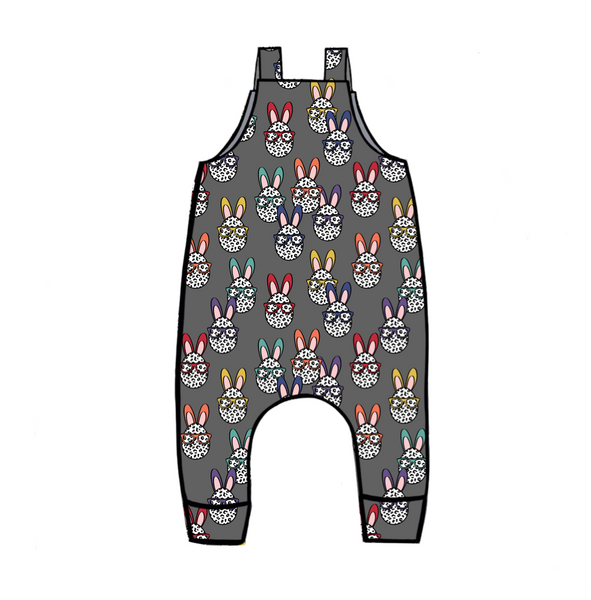 Leopard Eggs Dungarees