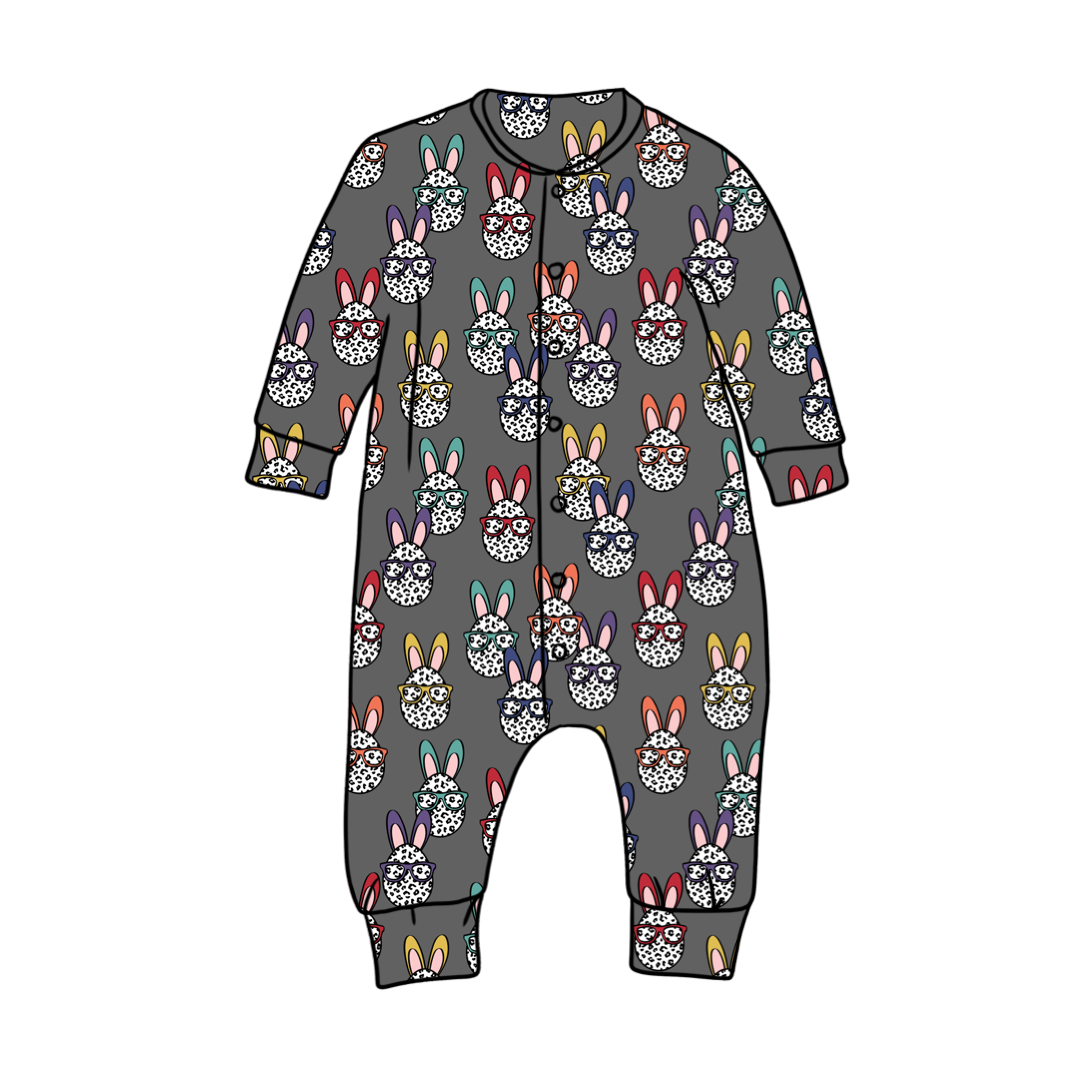 Leopard Eggs Sleepsuit