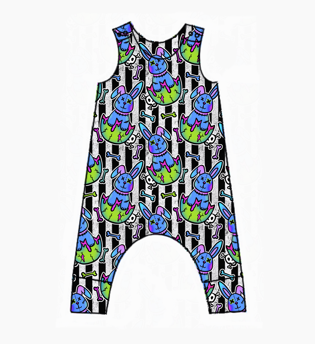 Zombie Bunnies Harem Romper