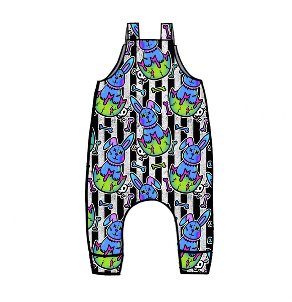 Zombie Bunnies Dungarees