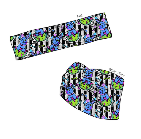 Zombie Bunnies Twisted Headband