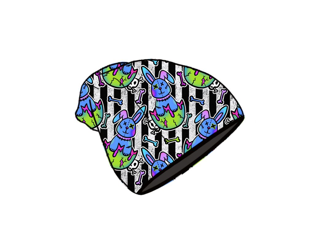 Zombie Bunnies Beanie Hat