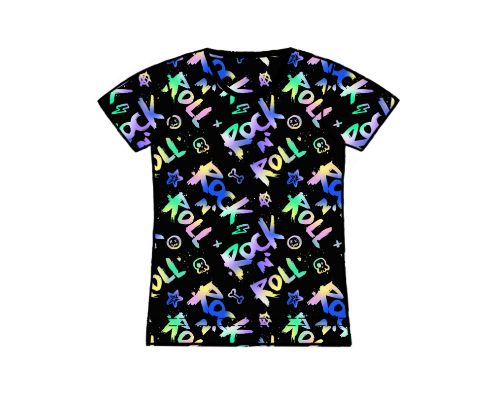 Rock and Roll Womens T-Shirt