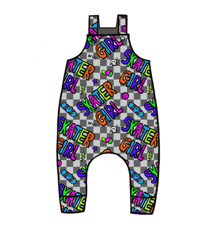 Skater Girl Dungarees