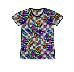 Skater Girl Womens T-Shirt