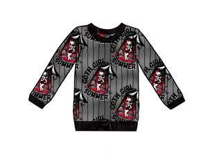 Goth Girl Summer Kids Sweater
