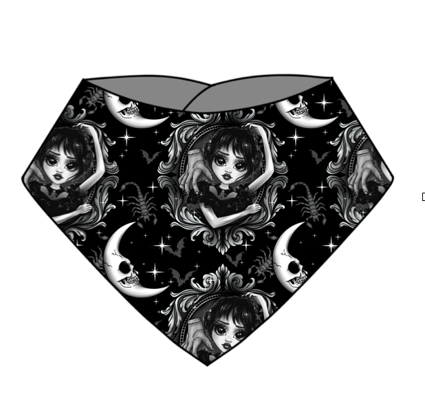 Spooky Girl Dribble Bib