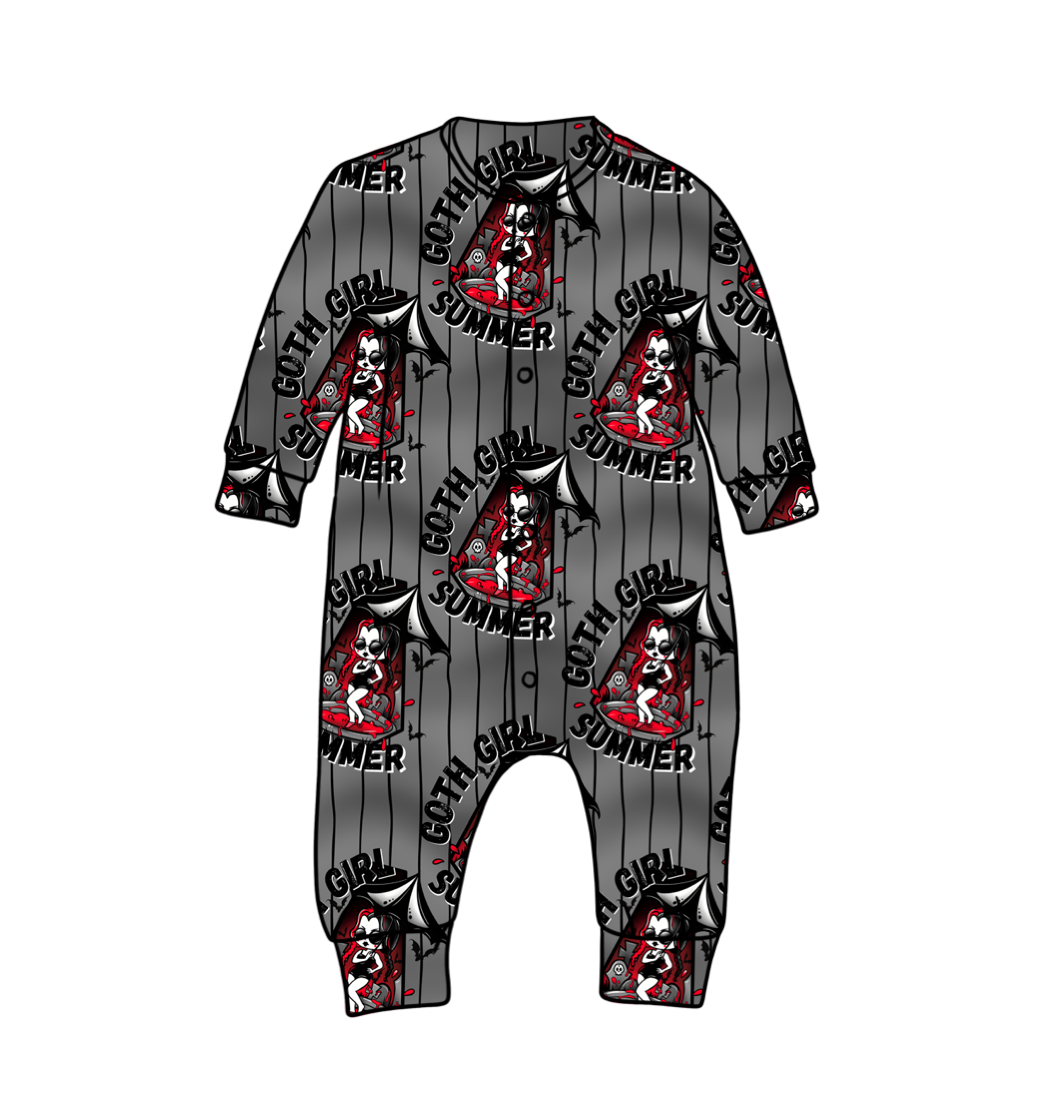 Goth Girl Summer Sleepsuit