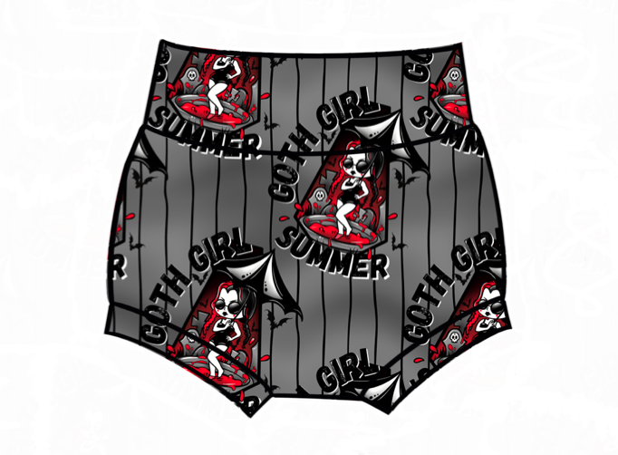 Goth Girl Summer Bummies